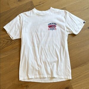 Quiksilver White Tee Exclusive from Hawaii